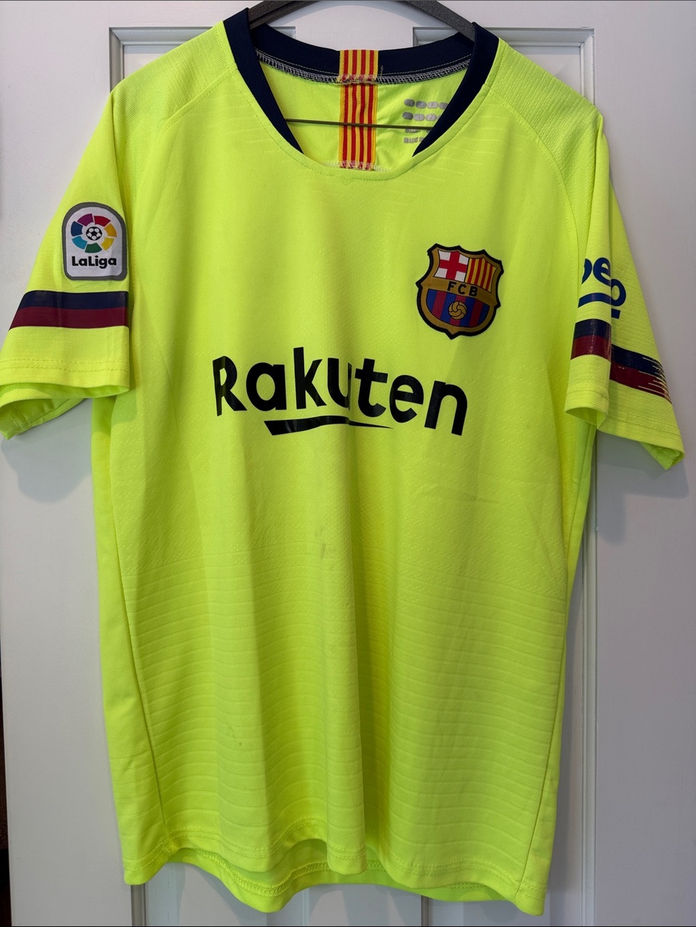 Neon Yellow FCB Jersey - Rakuten Adult Small